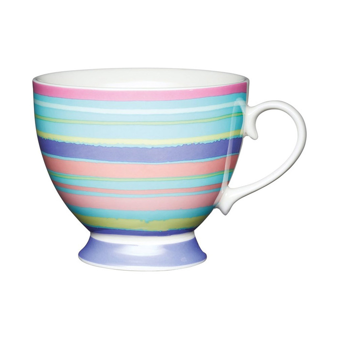 Чашка Kitchen Craft BRIGHT STRIPE, фарфор, 400 мл