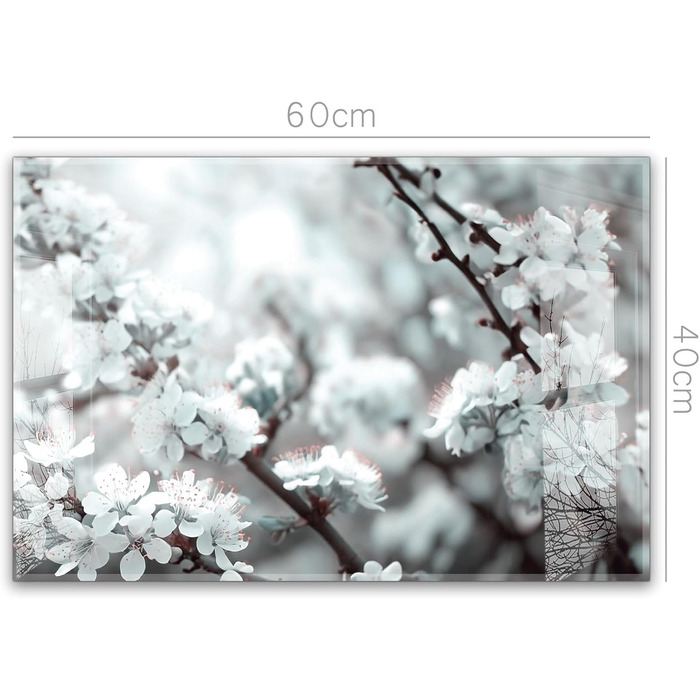 Кухонный фартук брызгозащитный экран для плиты 60 х 40 см timalo