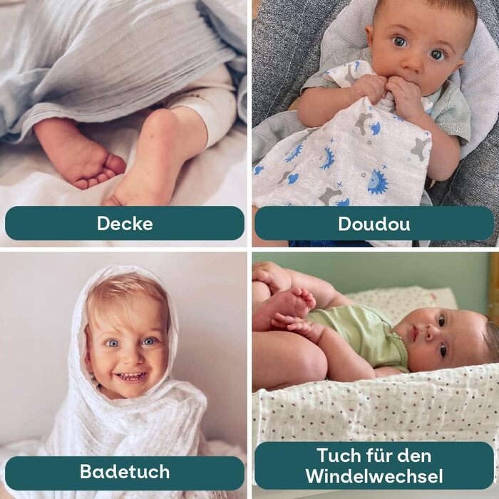 Набор из 3 полотенец для детей 80 х 80 см KOALA BABYCARE