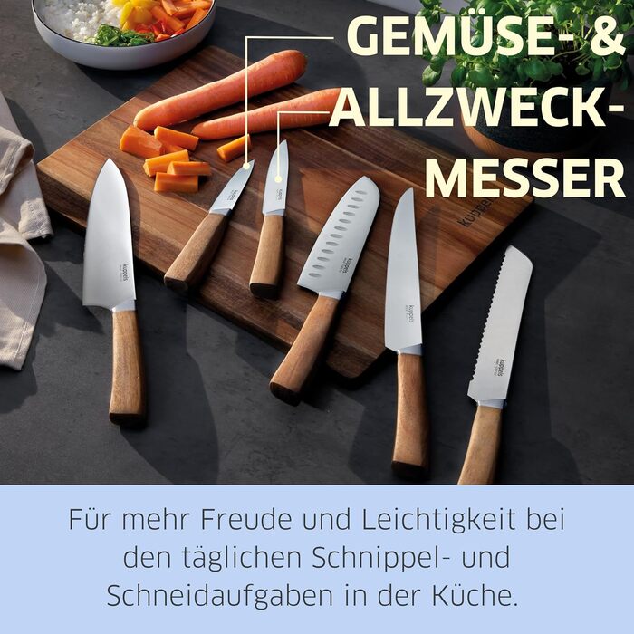 Набір кухонний ножів 2 шт Kuppels