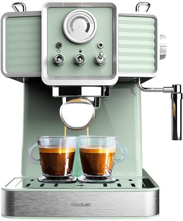 Кофемашина 1350 Вт светло-зеленая Power Espresso 20 Cecotec