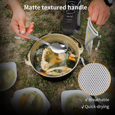 Набор туристических титановых столовых принадлежностей 3 предмета OUTXE