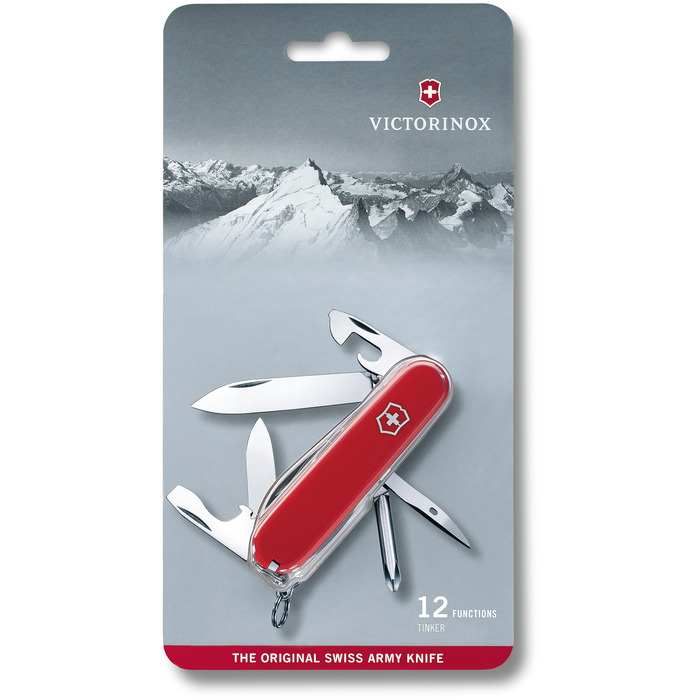 Ніж Victorinox Tinker 91мм/12функ/черв (блістер)