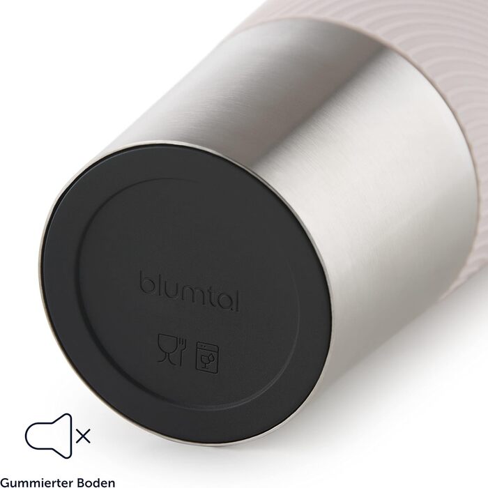 Термокружка Blumtal - Дорожня кружка з нержавіючої сталі - Герметична ізольована кружка для гарячих/холодних напоїв - Кружка з отвором на 360 - Термокружка із застібкою швидкого закриття - Кавова кружка - Рожева (350 мл, 11 - Рожевий)