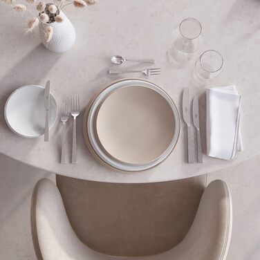 Обеденная тарелка бежевого цвета, фарфор 24 см NewMoon Beige Villeroy & Boch