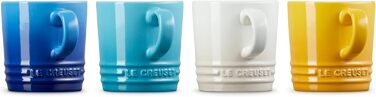 Набор из 4 чашек для капучино 200 мл, разноцветный Riviera Le Creuset