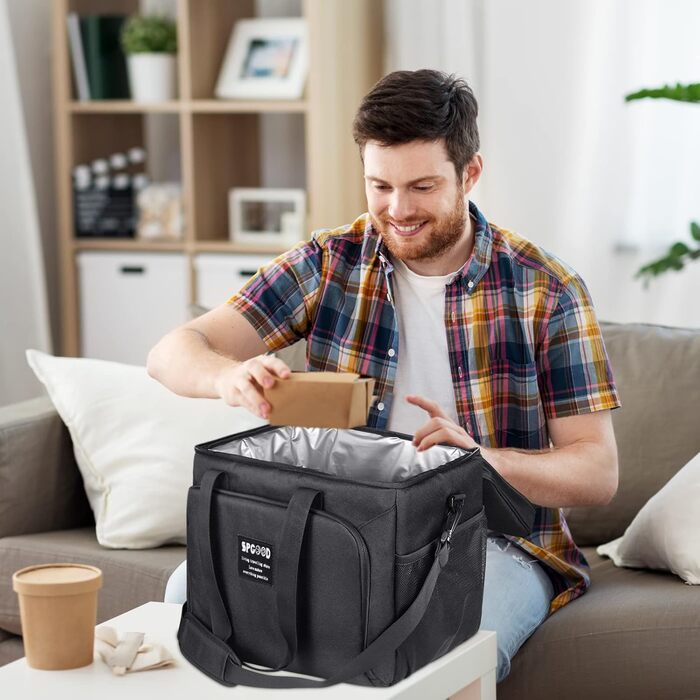 Термосумка 30 л чорна SPGOOD