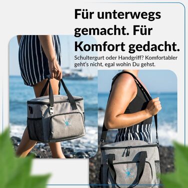 Термосумка 20 л серая Obics