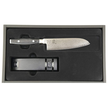 Набор кухонный нож и точилка Yaxell