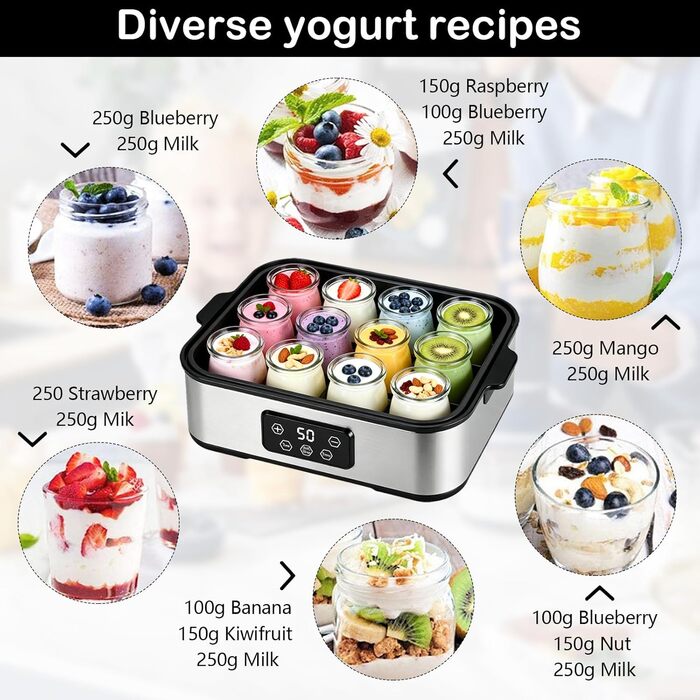 Йогуртница на 12 баночек по 180 мл TECKZOON