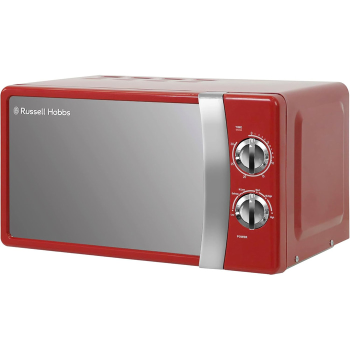 Мікрохвильова піч 17 л, 700 Вт, червоний RHMM701R Russell Hobbs