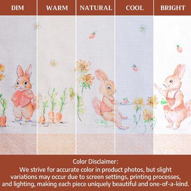 Бавовняні килимки, набір з 4 шт. , декоративні килимки, пасхальні килимки, що миються, для свят, вечерь, весни, літа (33 см x 48 см) (011 - Вечірка з зайчиком), 39Hermine, 100