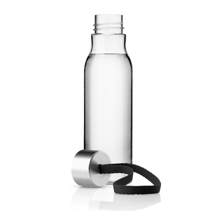 Пляшка 0,5 л прозора / чорна Trinkflasche Eva Solo