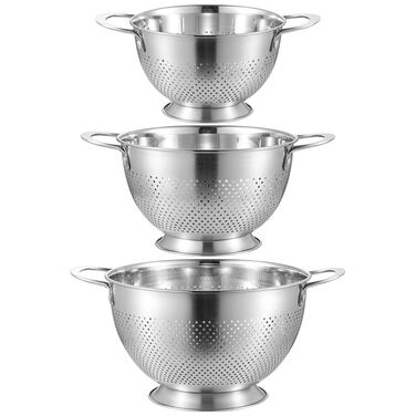 Набор из 3 металлических сит из нержавеющей стали KINGBON