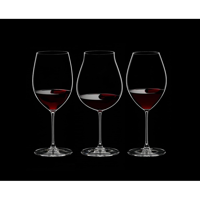 Набір келихів Riedel Veritas, кришталь, прозорий, 9.5 x 9.5 x 27.5 см, 3 шт. (1 упаковка)