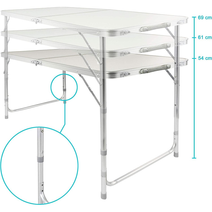 Складний багатофункціональний кемпінговий стіл зі стільцями GOODS+GADGETS