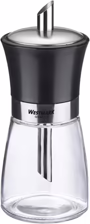 Дисплей диспенсера для сахара Westmark, Содержание 6 диспенсеров, Емкость 190 мл каждый, Стекло / Нержавеющая сталь / Пластик, Черный, Прозрачный / Черный / Серебристый, 63592611 Дозатор сахара 6 шт. Blacky