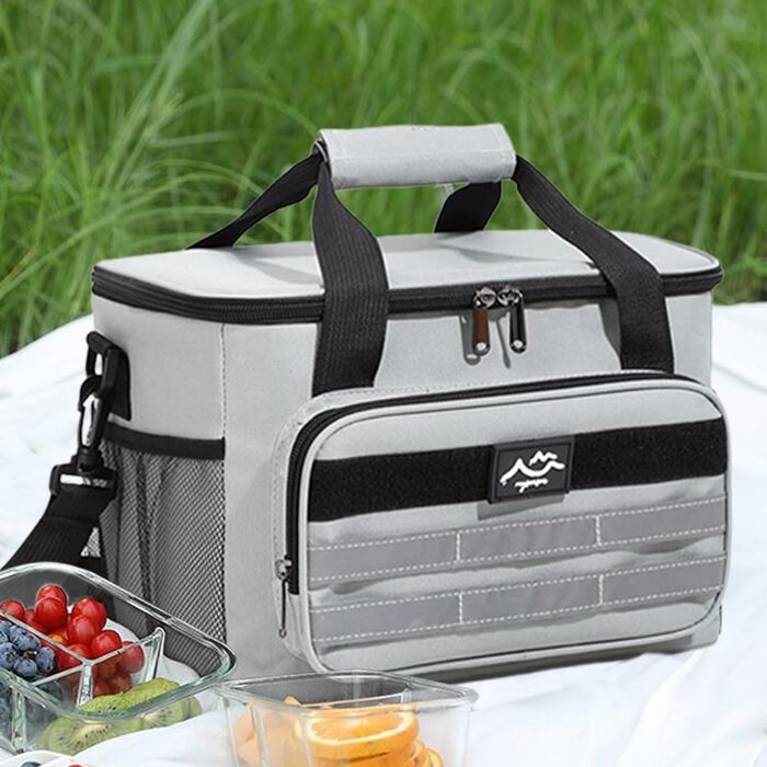 Термосумка для кемпінгу сіра Generisch