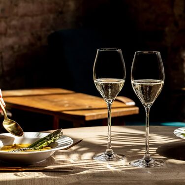 Елегантний набір келихів для шампанського та просекко 6 шт 280 мл Krosno