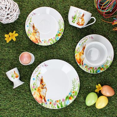 Набір посуду для сніданку з 24 предметів на 6 осіб MamboCat