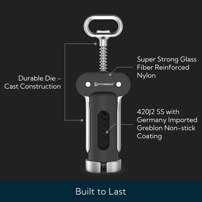 Штопор 3-в-1 KITCHENDAO