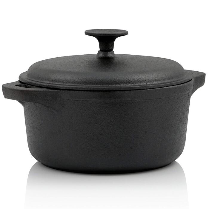 Чавунна жаровня з кришкою 22,5 см 4 л BBQ-Toro