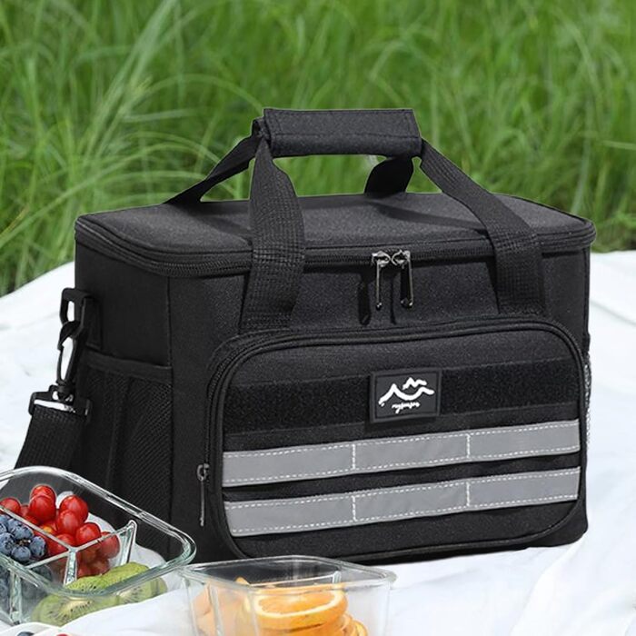 Термосумка для кемпінгу чорна Generisch