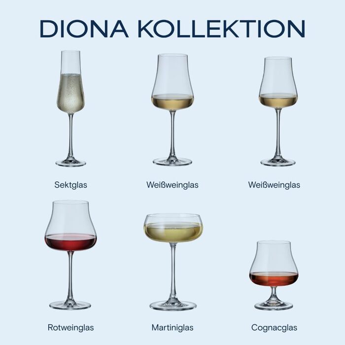 Набір з 6 келихів для вина 580 мл BOHEMIA CZECH REPUBLIC