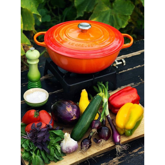 Чавунна каструля Le Creuset Signature, 32 см, 4,1 л (колір Ofenrot)