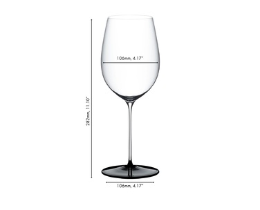 Бокал для красного вина Бордо Гран Крю 953 мл, Fatto A Mano Black Tie Riedel