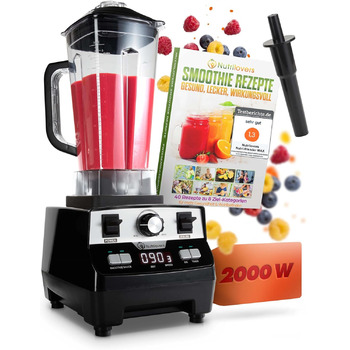 Високопродуктивний блендер 2 л 2000 Вт Nutrilovers