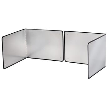 Большая двусторонняя защита от брызг из нержавеющей стали LTSEAME