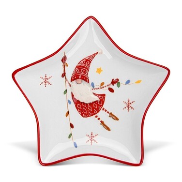 Блюдо у формі зірки Fissman 20,7х20 см доломіт (0388)