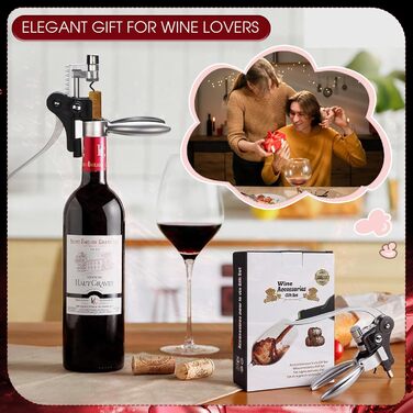 Преміум набір для вина 5 предметів Raxfekro