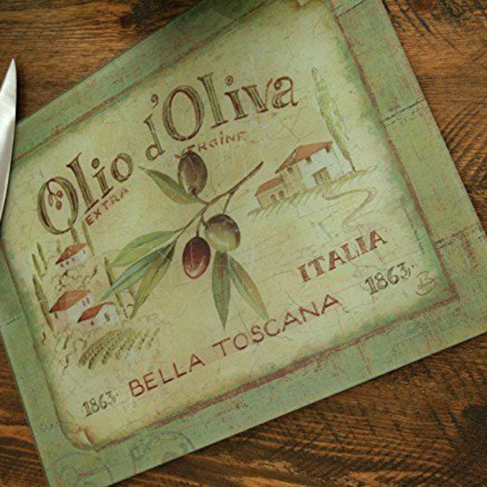 Дошка скляна CreativeTops Olio d'Oliva, 40 x 30 см