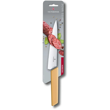 Кухонный нож Victorinox Swiss Modern Carving лезвие 19см с окт. ручка (блистер)