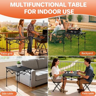 Складной кемпинговый стол 67 x 58 x 44/70 см FUNYKICH