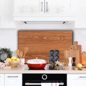 Дизайнерський кухонний фартух з алюмінієвого композиту 100 х 60 см wohnundbad.de