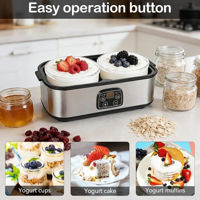 Йогуртница на 2 банки по 1 л TECKZOON