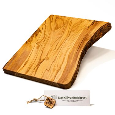 Дошка обробна з оливкового дерева 35 х 25 см das Olivenholzbrett