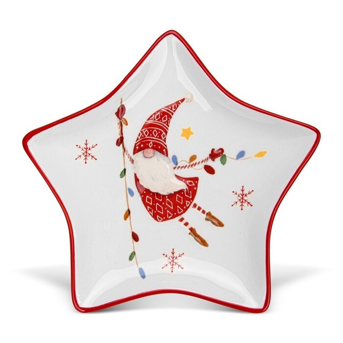 Блюдо у формі зірки Fissman 20,7х20 см доломіт (0388)