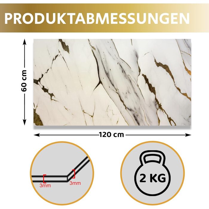 Стінові панелі під мармур 120 х 60 см AS Country Stone