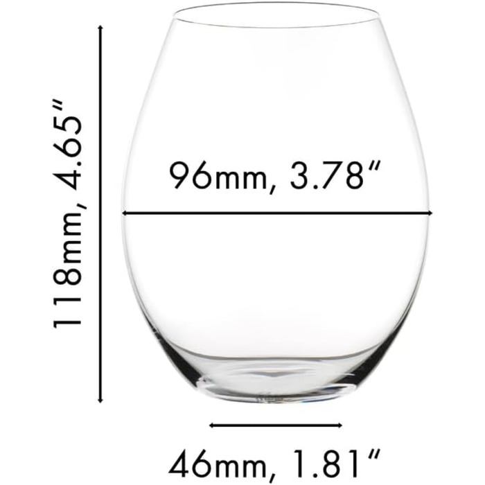 Келих без ніжки для червоного вина 0,57 л O to Go, O Wine Tumbler Riedel