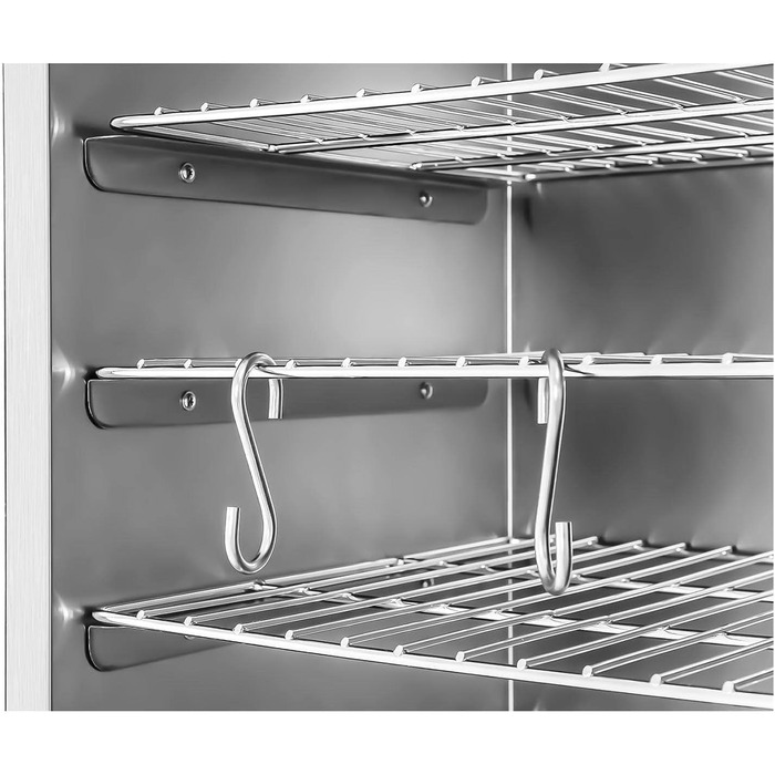 Коптильня з нержавіючої сталі 8 решіток 45 x 60 x 132 см Royal Catering