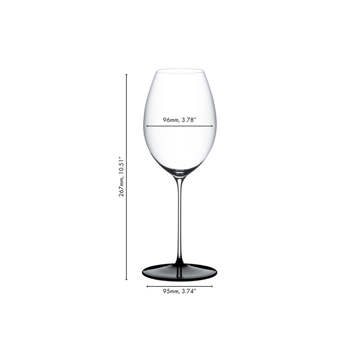 Бокал для красного вина Эрмитаж 668 мл, Fatto A Mano Black Tie Riedel