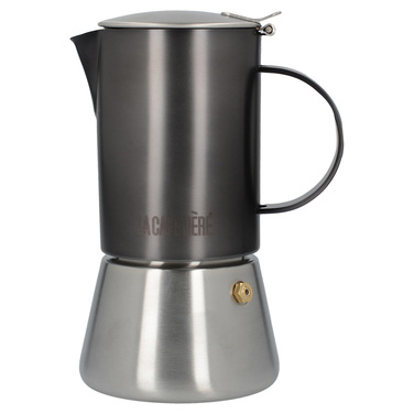 Кофеварка гейзерная Kitchen Craft LA CAFETIERE, стальная, 200 мл