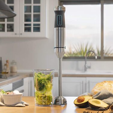 Ручний блендер 1500 Вт Power TitanBlack 1500 XL з аксесуарами, набір 3 предмети Cecotec