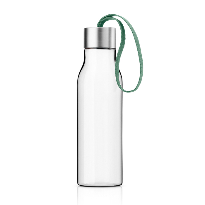 Пляшка 0,5 л прозора / зелена Trinkflasche Eva Solo