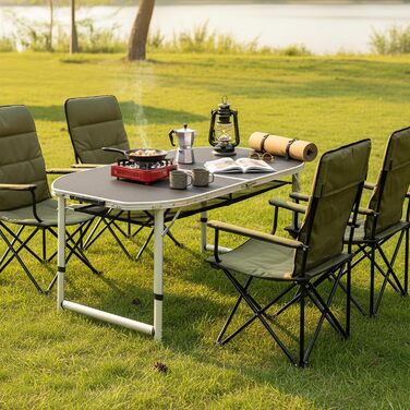 Алюминиевый складной стол для кемпинга CampFeuer
