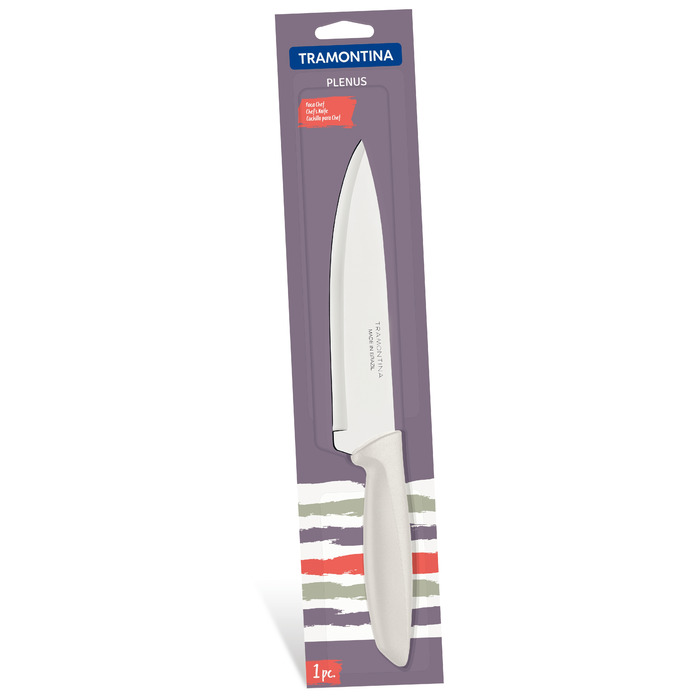 Ніж Chef Tramontina Plenus light grey, 178 мм (6740787)